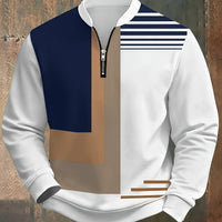 Sheldon | Men's Modern Half-Zip Knit Pullover for Winter