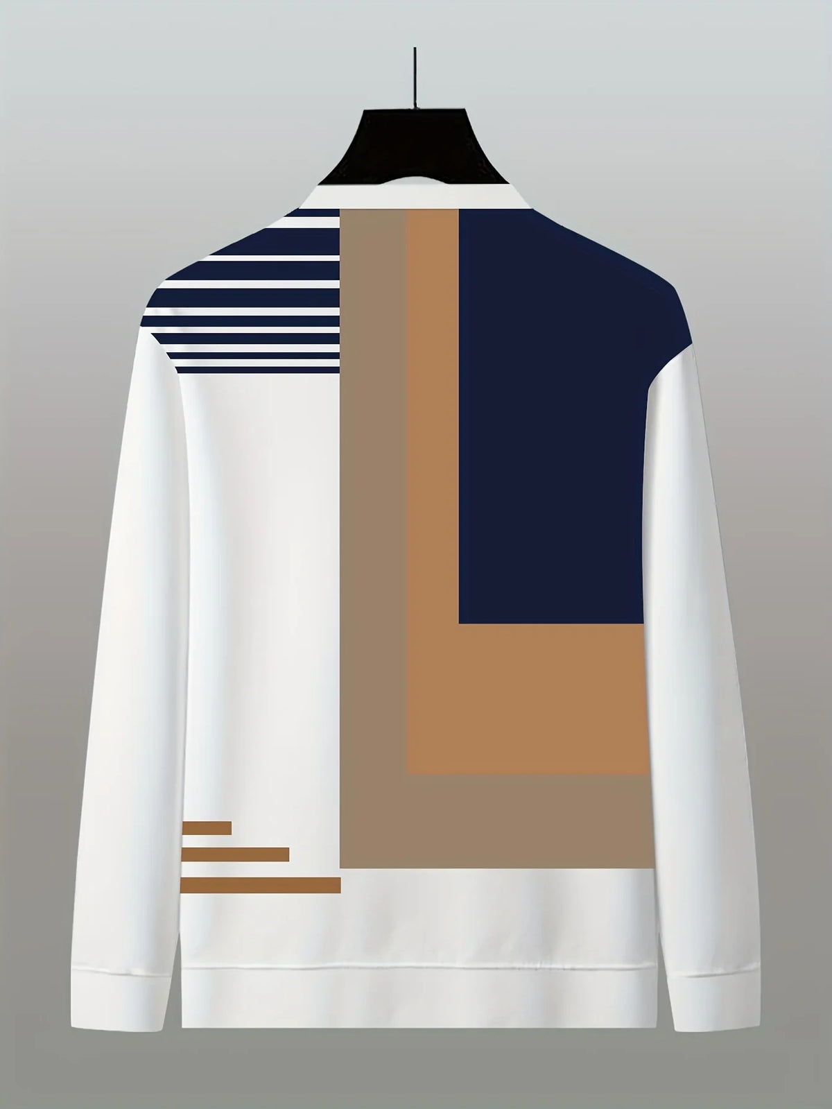 Men's Half-Zip Pullover, Modern Winter Knit Sweater