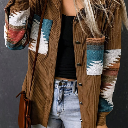 Women's Southwestern Jacket, Patterned Fall Outerwear