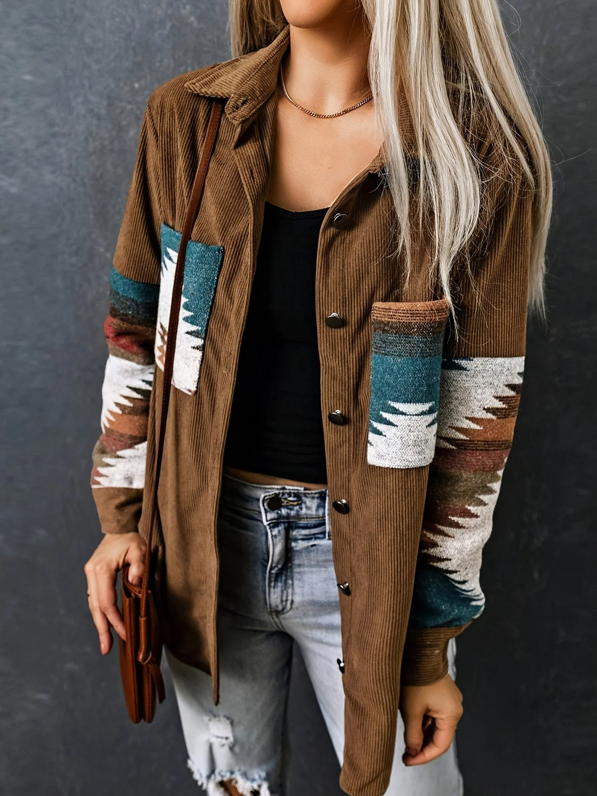 Women's Southwestern Jacket, Patterned Fall Outerwear