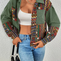 Simone | Women's Artisan Patchwork Jacket for Fall Layering