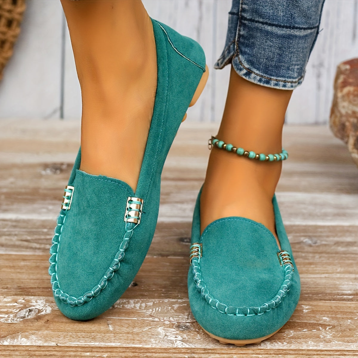 Slip-On Moccasin Loafers for Women – Effortless Comfort & Modern Style 0