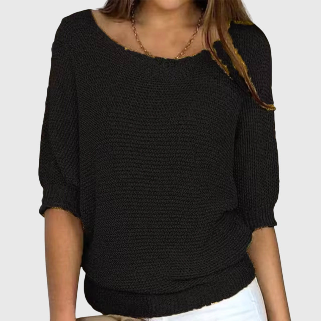 Women's everyday sweater in black