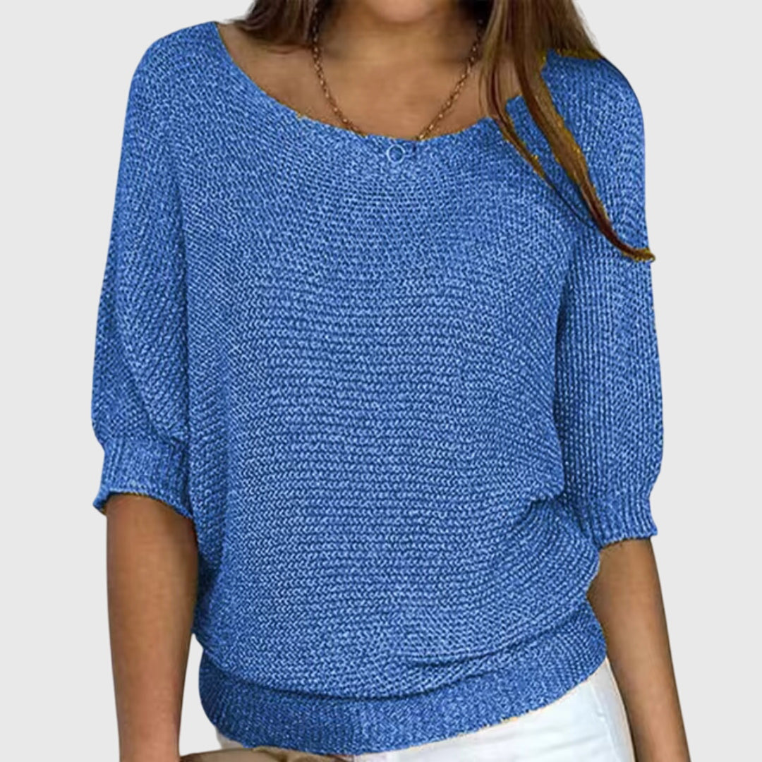 Women's everyday sweater in blue