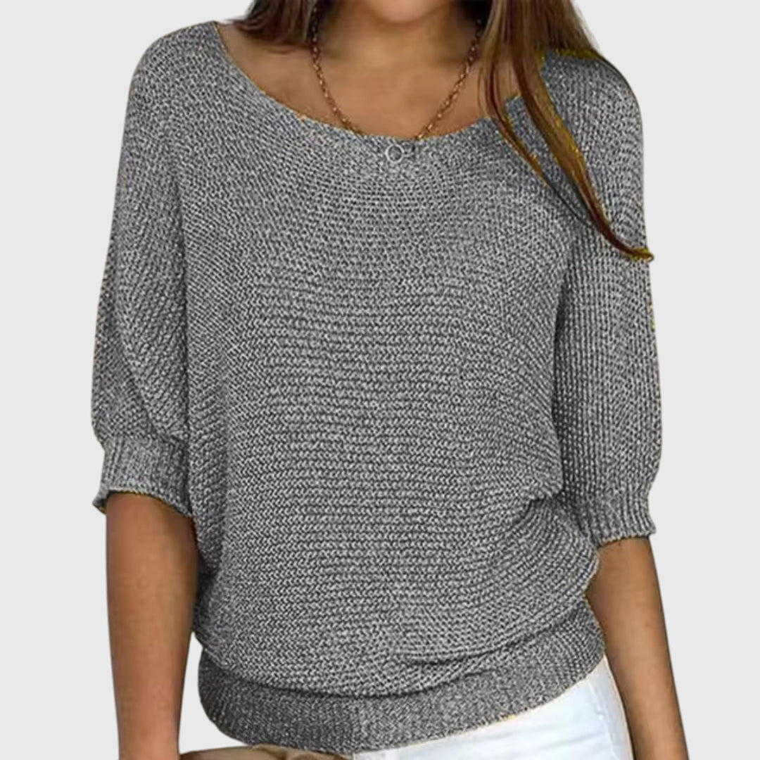 Women's everyday sweater in gray