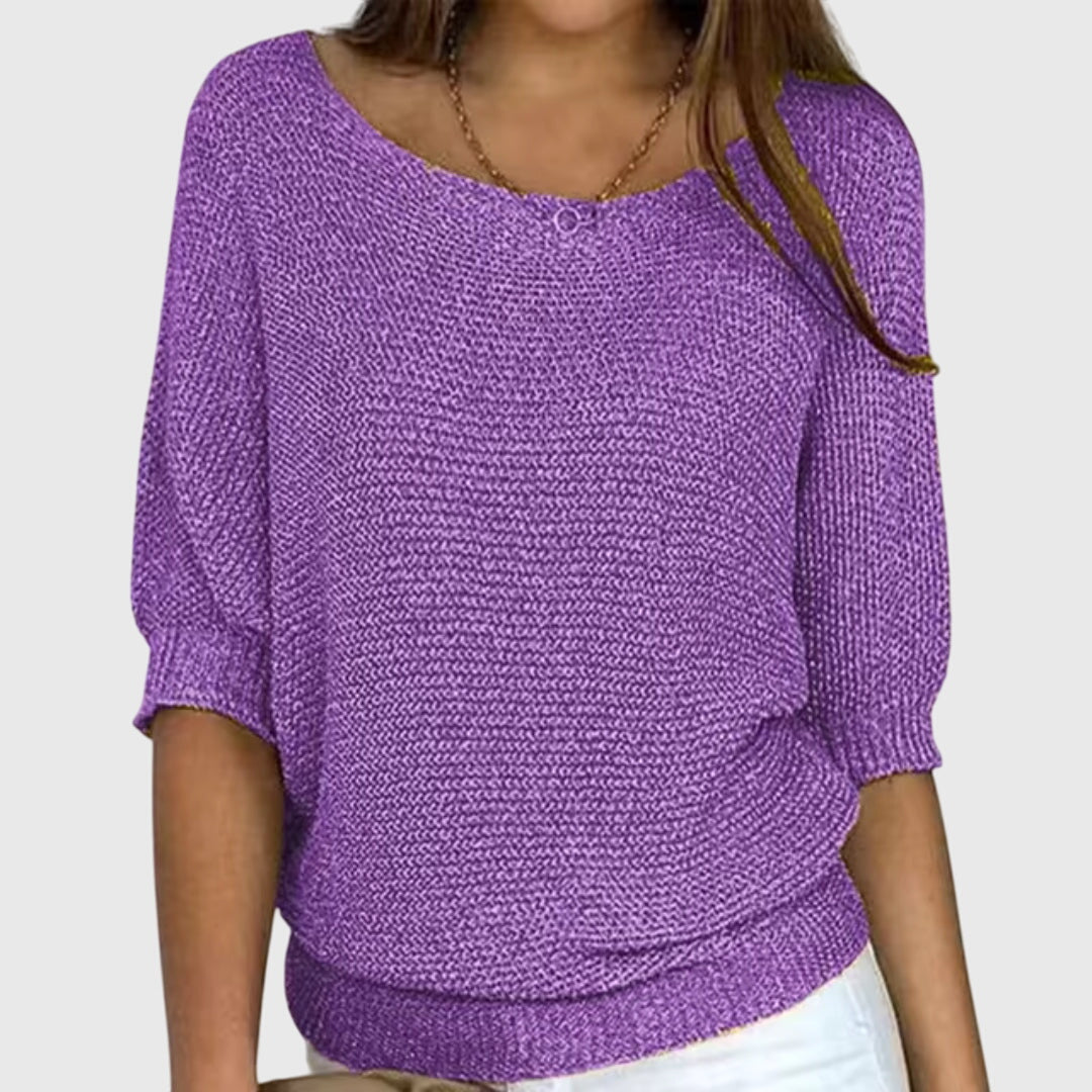 Women's everyday sweater in gray