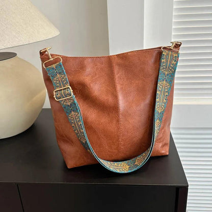 Elegant Strap-Detail Tote Bag – view 2