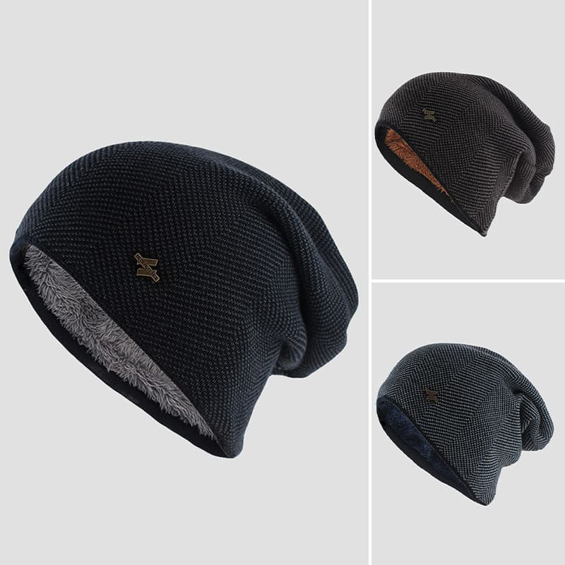 All 3 Colors Casual Slouchy Wool Cotton Beanie