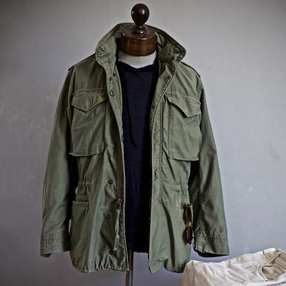 Men's military field jacket in green