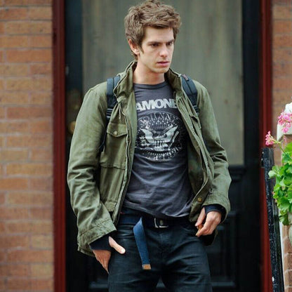 Men's military field jacket in green