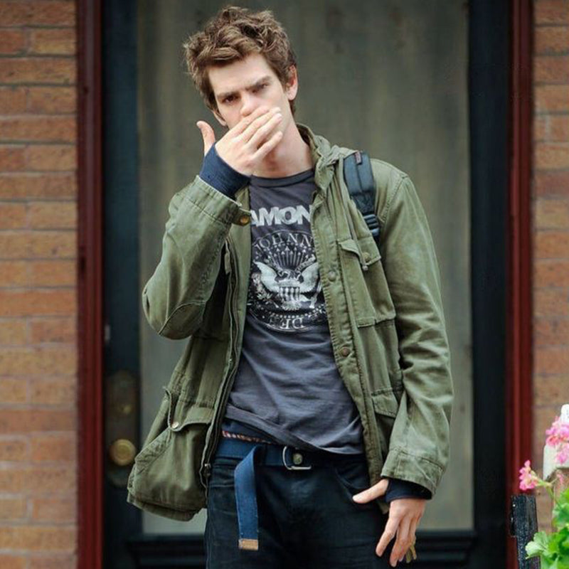 Men's military field jacket in green