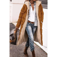 Mia | Women's Longline Quilted Puffer Jacket, Sherpa-Lined Coat