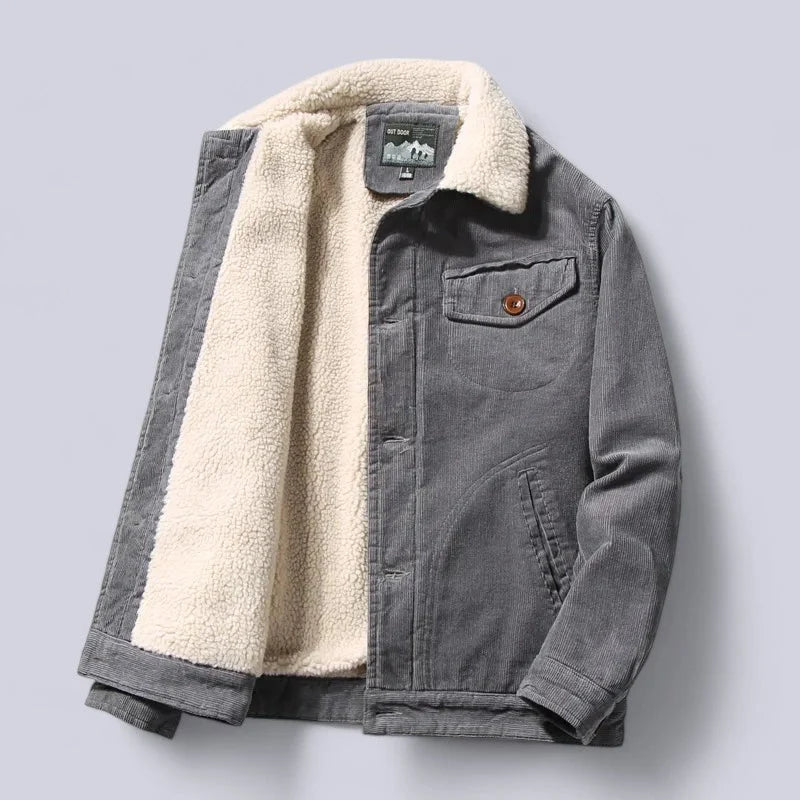Tyler corduroy jacket, texture detail