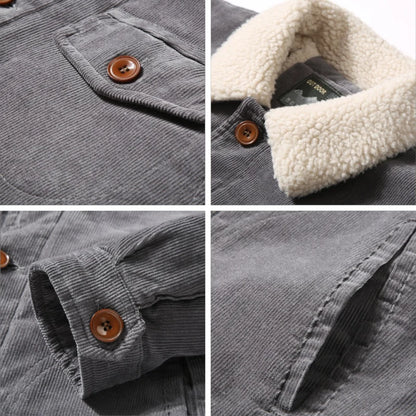 Tyler corduroy jacket, pocket detail