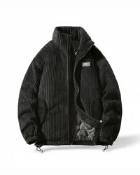 Oliver | Men's Corduroy Jacket with Stand Collar and Elastic Cuffs