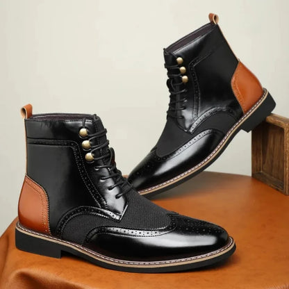 Robert brogue boots in brown