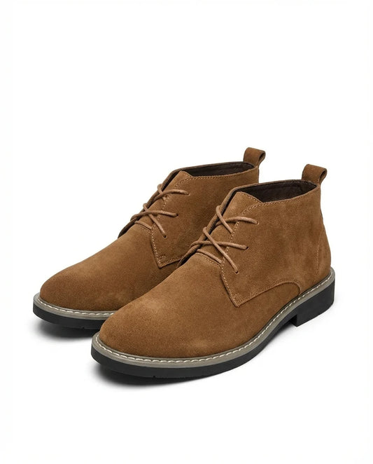 Preston suede Chelsea boots, front view