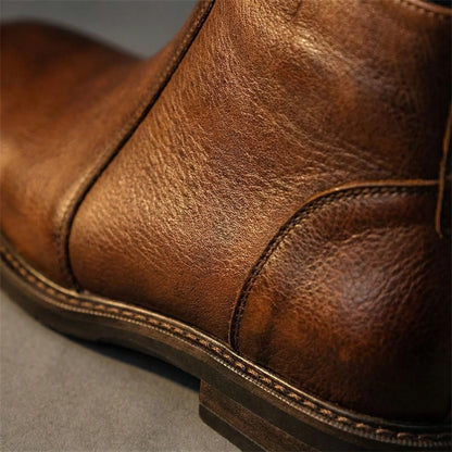 Men's Rugged Full-Grain Leather Boots with Steady City Sole, photo 6