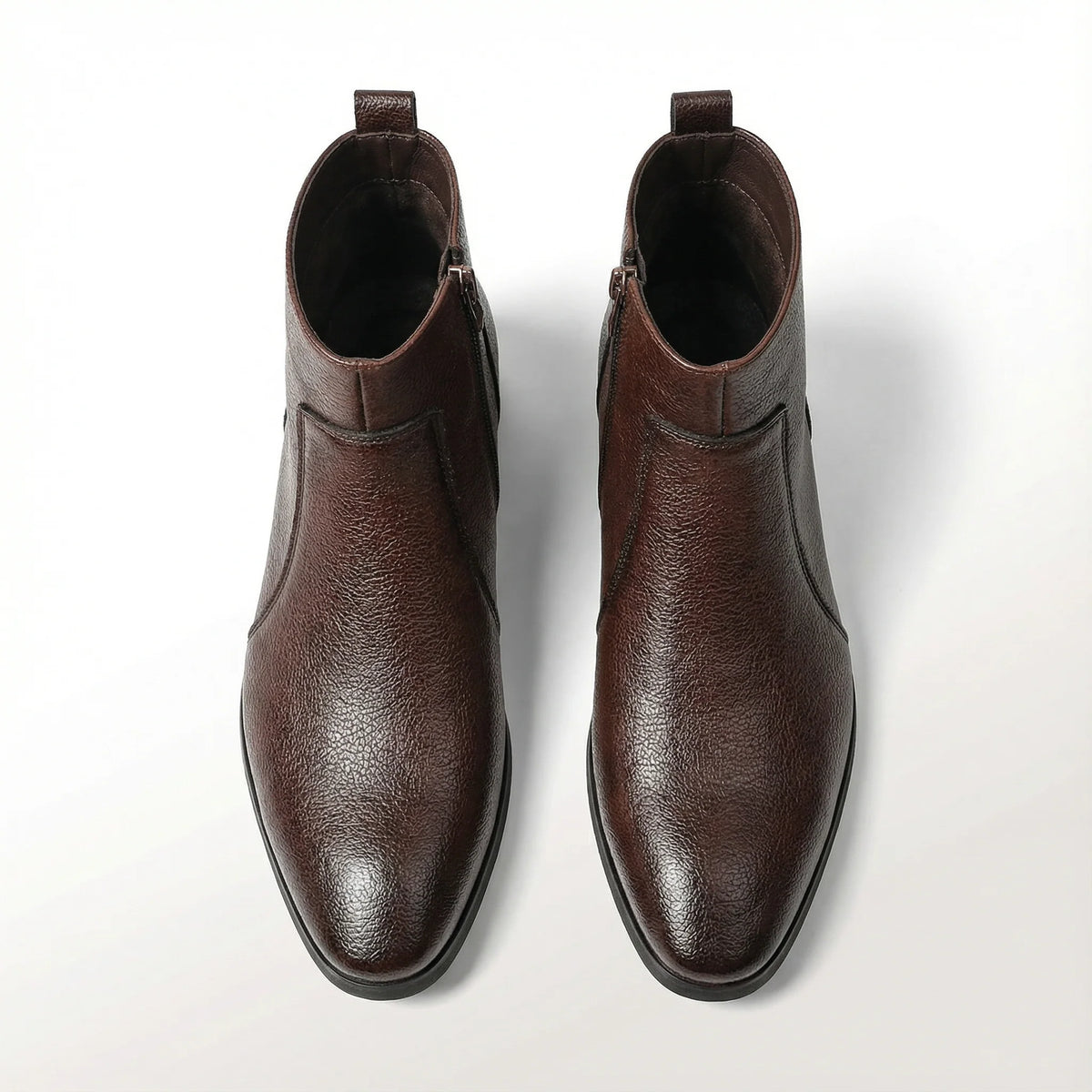 Men's Rugged Full-Grain Leather Boots with Steady City Sole, photo 9