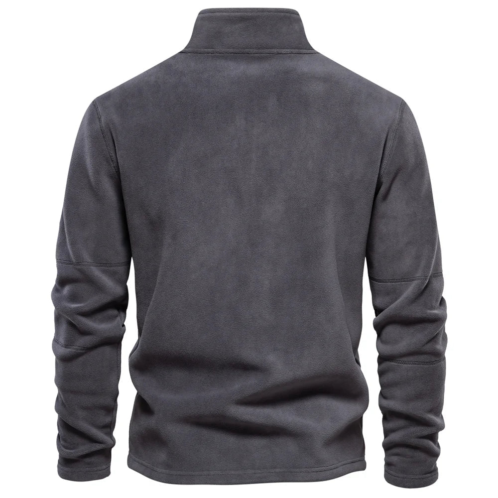 Men's fleece quarter zip pullover