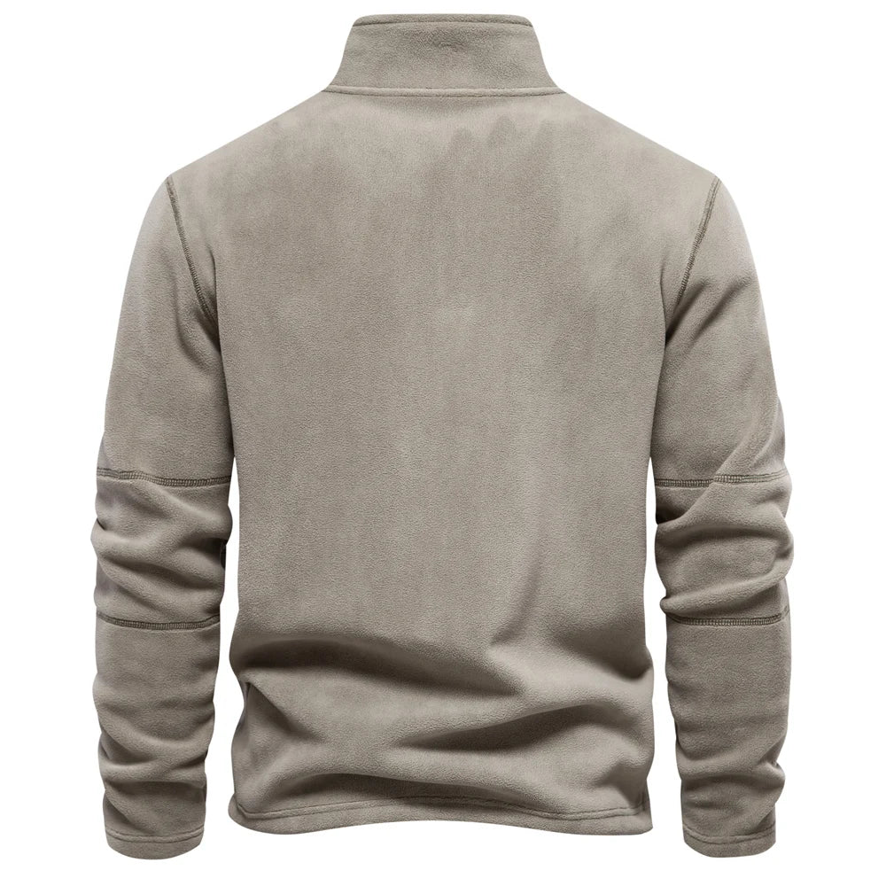 Men's fleece quarter zip pullover