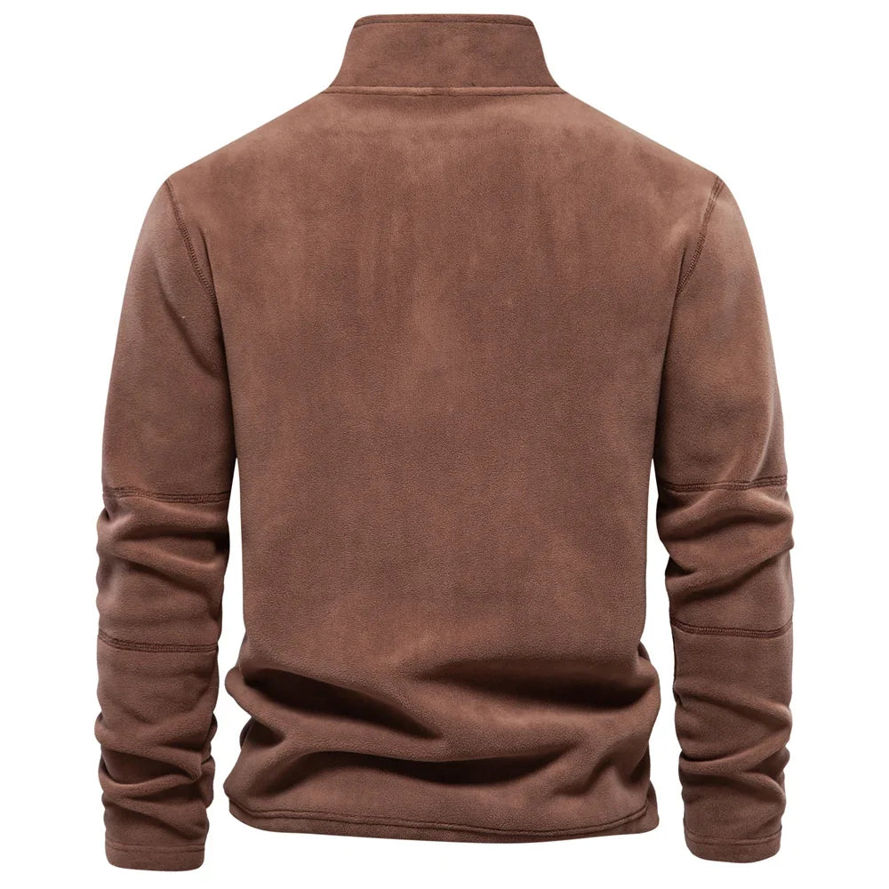 Men's fleece quarter zip pullover
