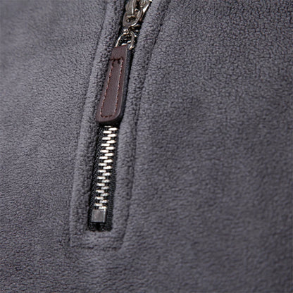 Men's fleece quarter zip pullover