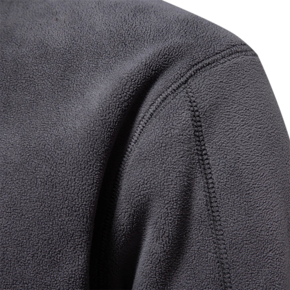 Men's fleece quarter zip pullover