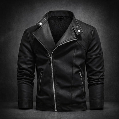 Noir Structured Sculpted Tailored Winter Coat with Set-In Pockets