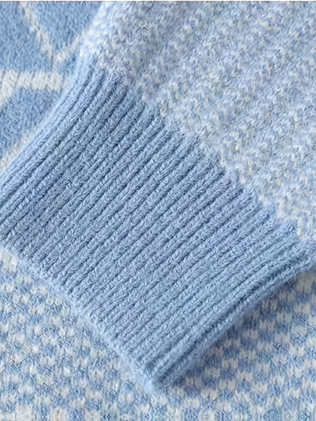 Men's Crew-Neck Sweater, Patterned Winter Knit Top