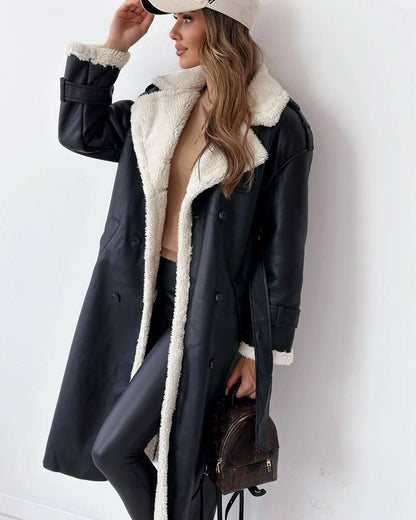 Double-Breasted Longline Trench Coat – view 3