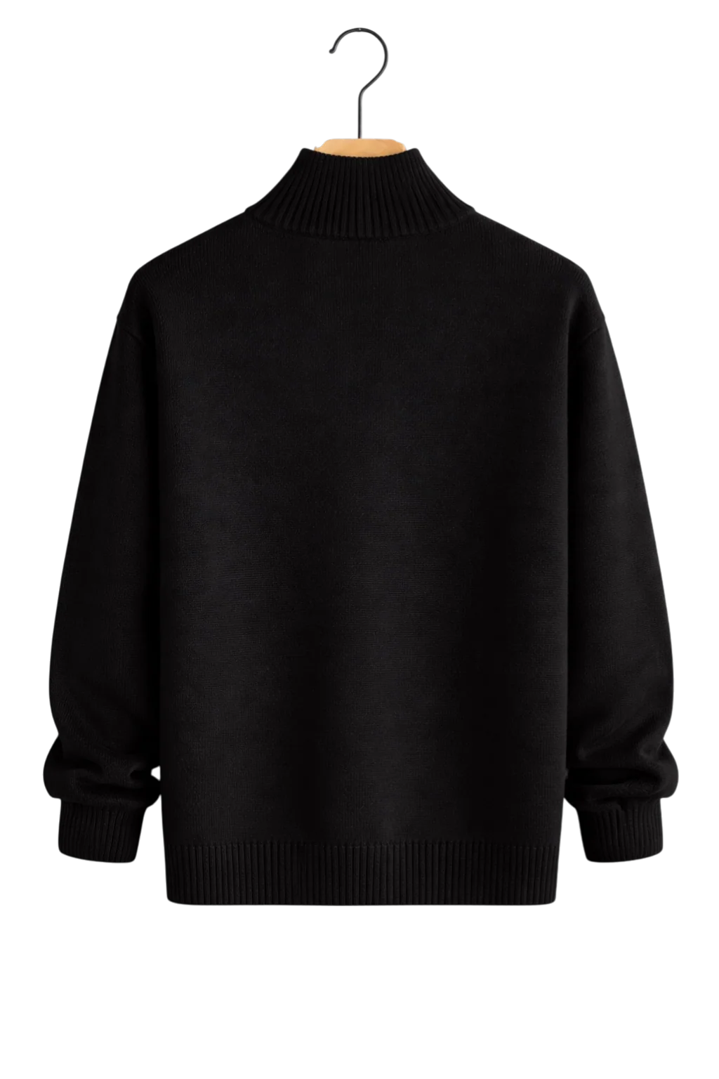 Austin knit zip jacket in deep atlantic blue