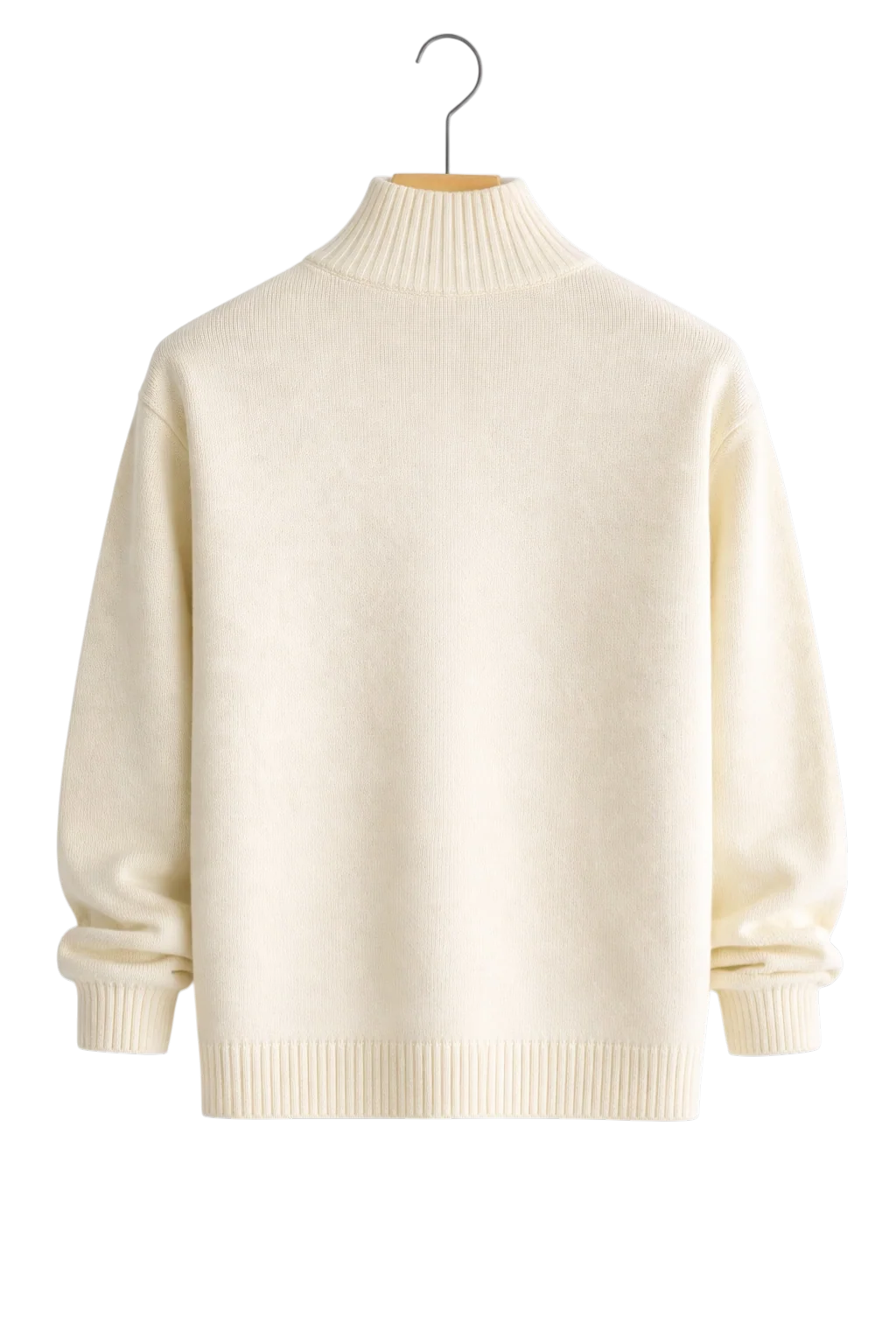 Austin knit zip jacket, back view