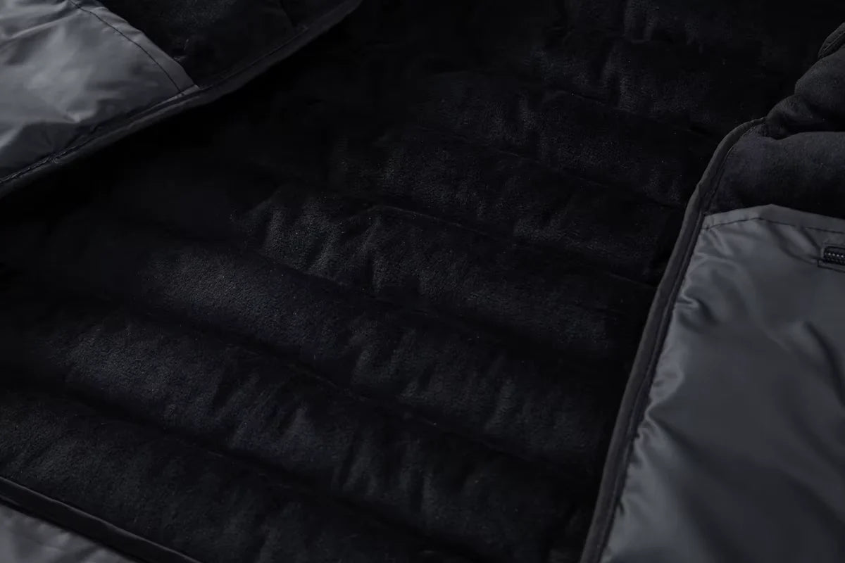 Barrett down jacket, pocket detail