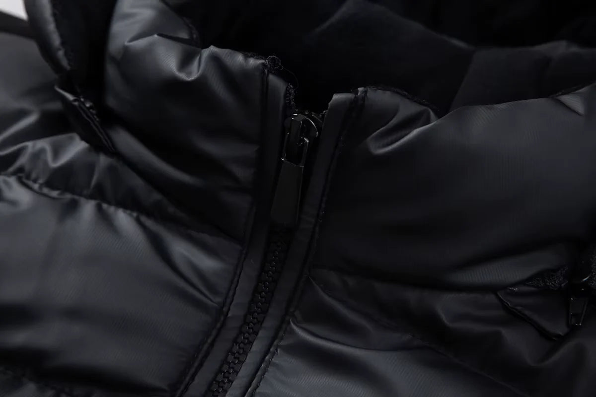 Barrett down jacket, hardware detail