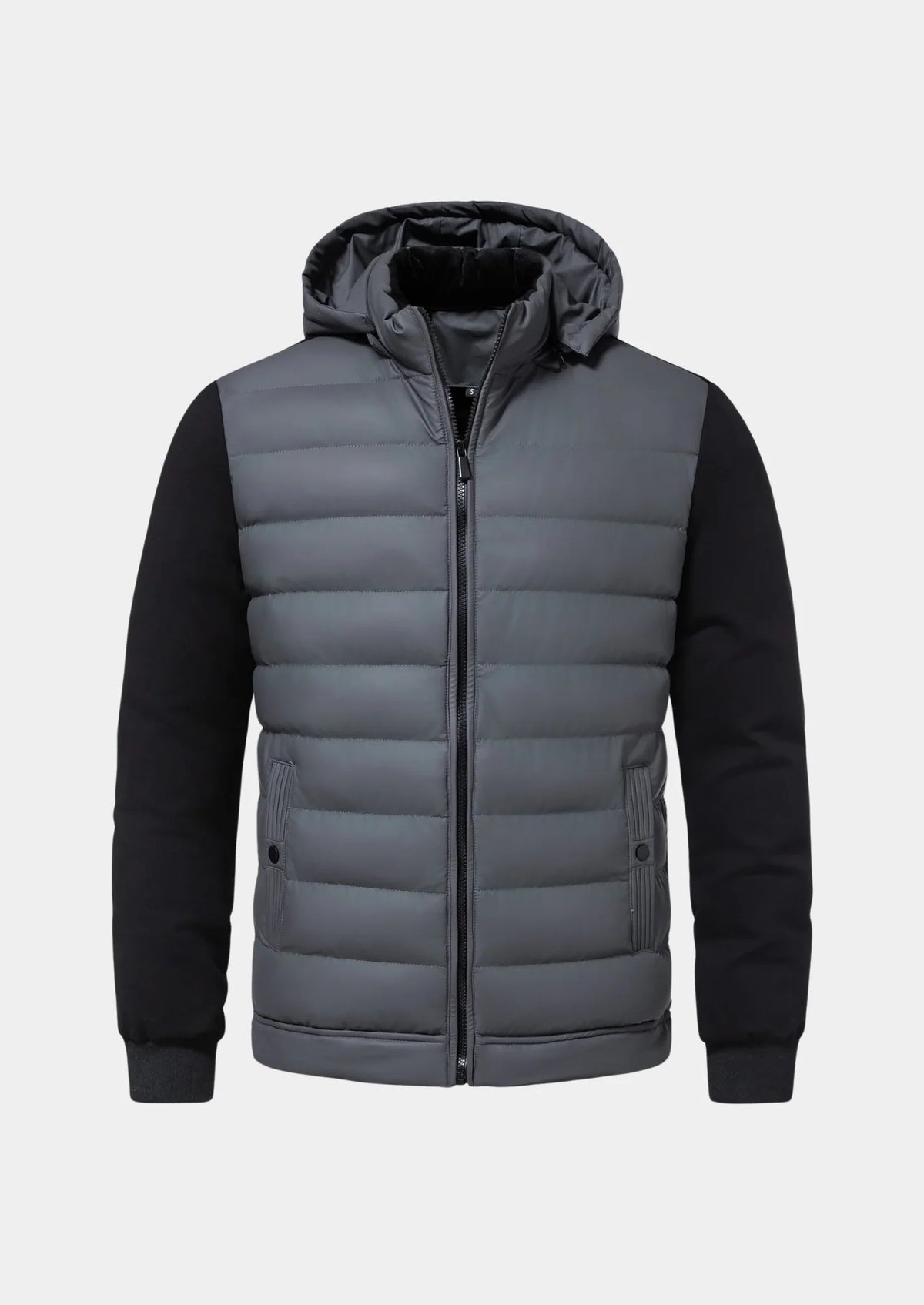 Barrett down jacket, close-up
