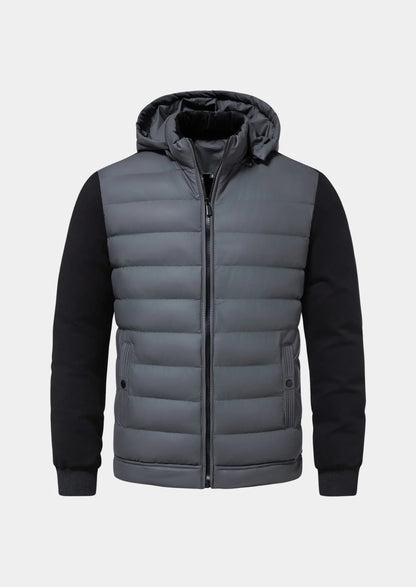 Barrett down jacket, close-up