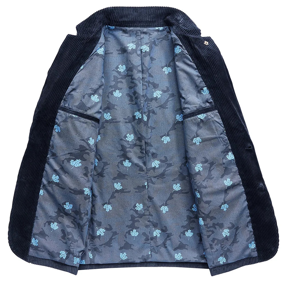 Quilted insulated corduroy jacket