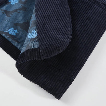 Quilted insulated corduroy jacket