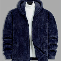 Walter | Men's Cozy Hooded Zip-Up Jacket for Cold Weather