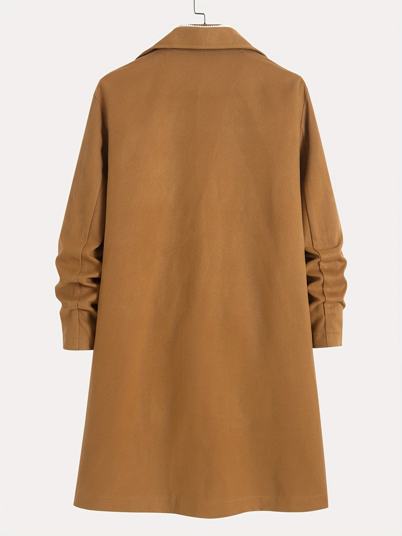 Tailored Longline Winter Coat with Slant Pockets – view 2