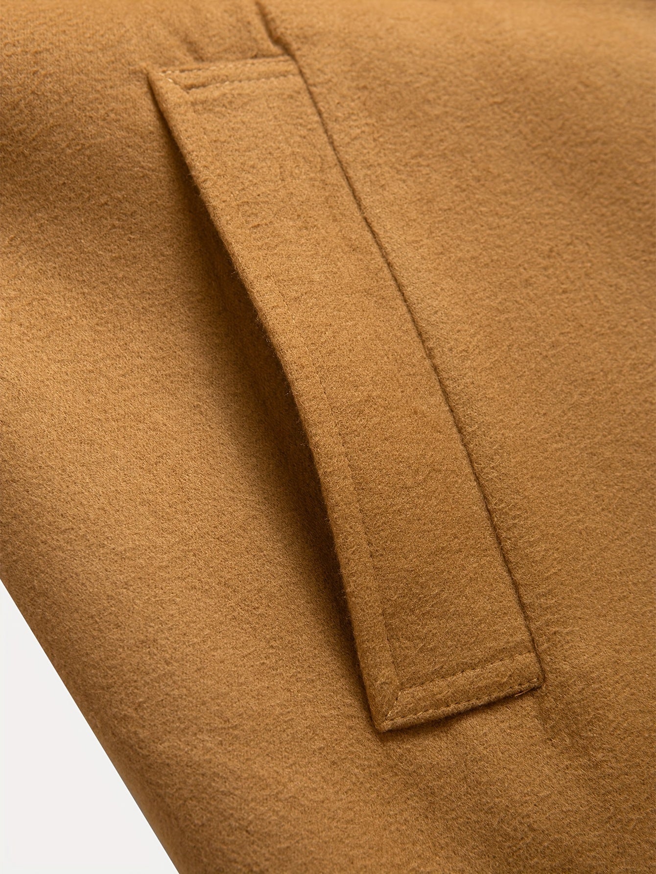Tailored Longline Winter Coat with Slant Pockets – view 4