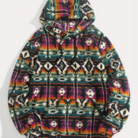Grayson | Men's Patterned Plush Pullover Hoodie for Winter