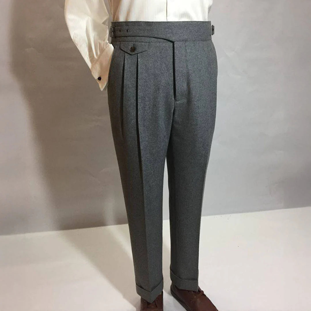Men's worsted wool gurkha pants