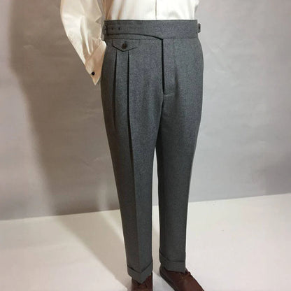 Men's worsted wool gurkha pants