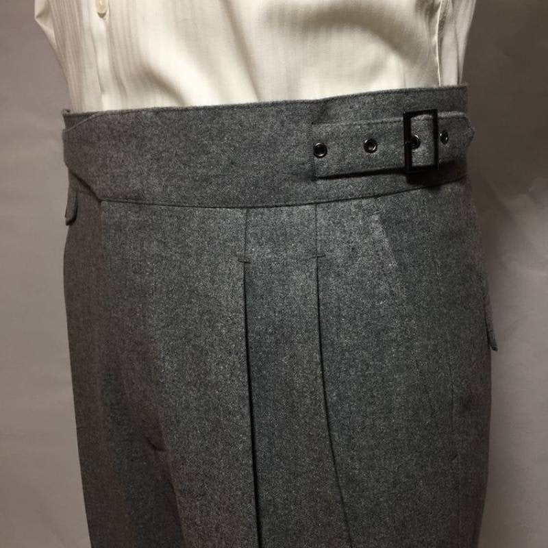 Men's worsted wool gurkha pants