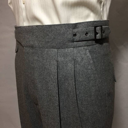 Men's worsted wool gurkha pants