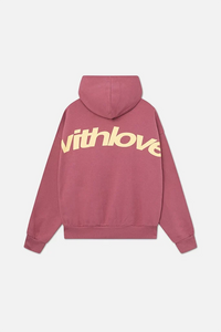 Lexi | Oversized Fleece Hoodie with Back Graphic and Kangaroo Pocket