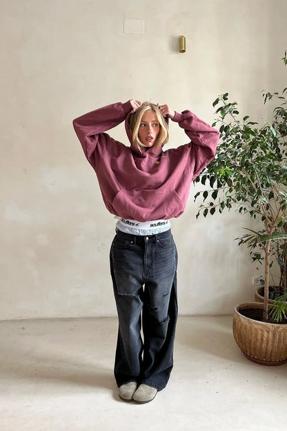 oversized hoodie with back graphic