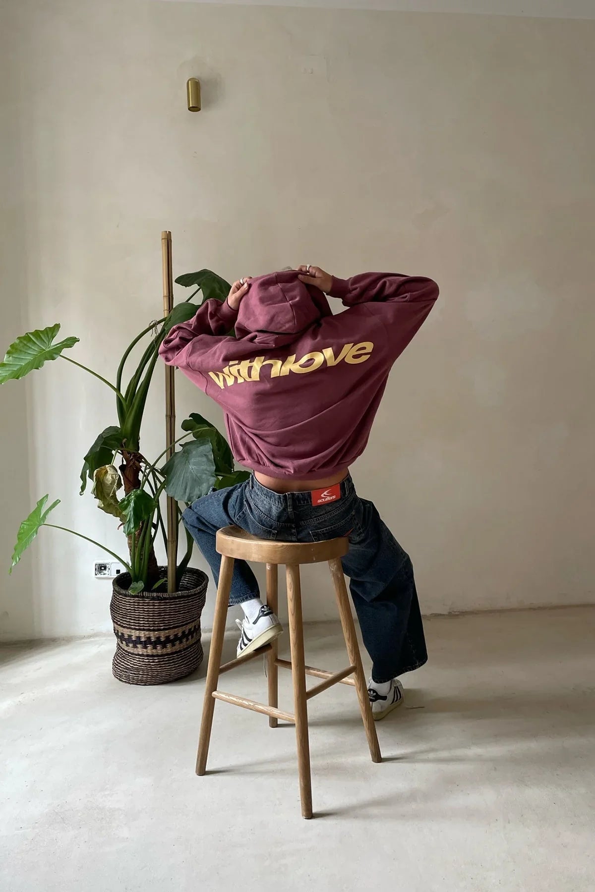 oversized hoodie with back graphic